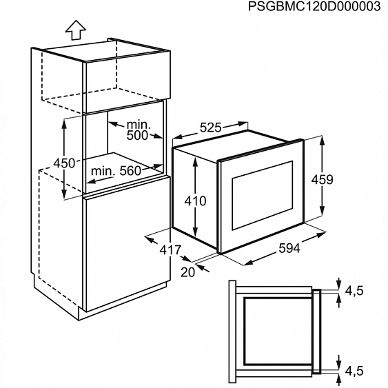 Микроволновая печь ELECTROLUX ems 26204 ox купить с доставкой по Москве и Московской области в интернет-магазине АваТехно