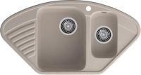 Кухонная мойка GRANFEST QUARZ GF-Z 14 песочный
