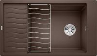 Кухонная мойка BLANCO Elon XL 8 S SILGRANIT PuraDur клапан-автомат InFino® кофе гранит 524869