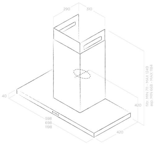Вытяжка ELICA THIN IX/A/70 купить с доставкой по Москве и Московской области в интернет-магазине АваТехно