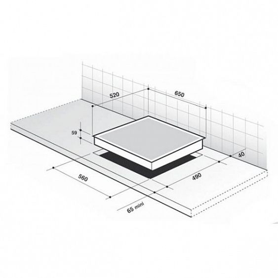 Поверхность DE DIETRICH dti 1053 xe купить с доставкой по Москве и Московской области в интернет-магазине АваТехно