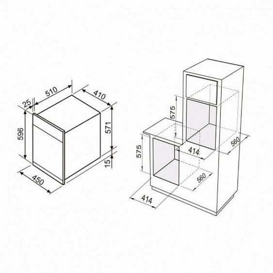 Духовой шкаф ZIGMUND & SHTAIN EN 110.622 M купить с доставкой по Москве и Московской области в интернет-магазине АваТехно