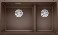 Кухонная мойка BLANCO SUBLINE 430/270-U кофе c отв.арм. InFino (арт.523160)
