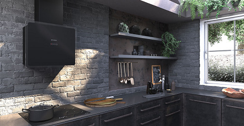 Вытяжка Faber GLAM FIT 80 BK купить с доставкой по Москве и Московской области в интернет-магазине АваТехно