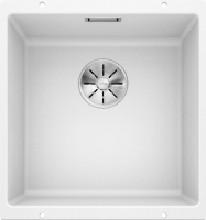 Кухонная мойка BLANCO SUBLINE 400-U SILGRANIT белый с отв.арм. InFino (арт.523426)