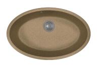 Кухонная мойка FLORENTINA Вега Овал коричневый 22.430.E0650.105