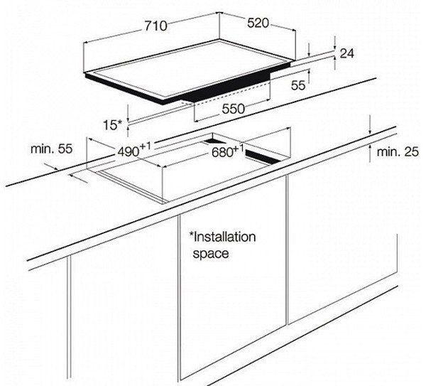 Поверхность AEG hk 764400 fb купить с доставкой по Москве и Московской области в интернет-магазине АваТехно