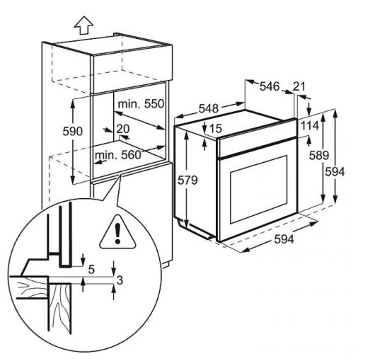 Духовой шкаф ELECTROLUX eoa 95551 bx купить с доставкой по Москве и Московской области в интернет-магазине АваТехно