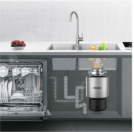 Измельчитель пищевых отходов Haier HDM-1155S купить с доставкой по Москве и Московской области в интернет-магазине АваТехно