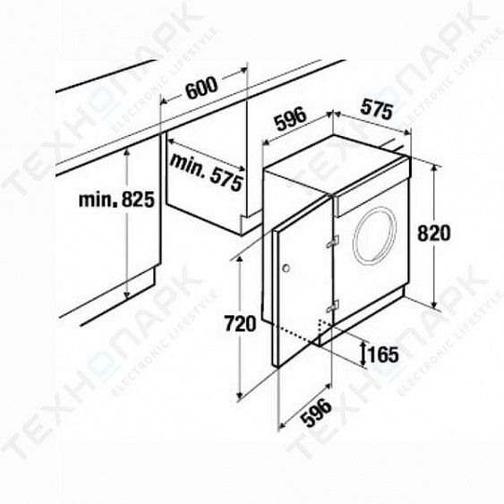 Встраиваемая стиральная машина KUPPERSBUSCH iw 1476.0 w купить с доставкой по Москве и Московской области в интернет-магазине АваТехно
