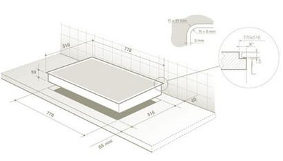 Поверхность DE DIETRICH dti 1008 j купить с доставкой по Москве и Московской области в интернет-магазине АваТехно