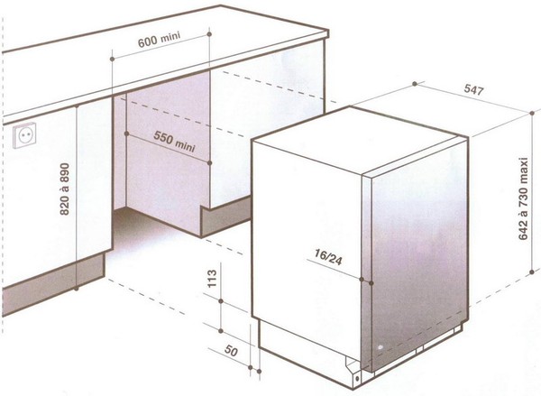 Посудомоечная машина DE DIETRICH dvh 1120 j купить с доставкой по Москве и Московской области в интернет-магазине АваТехно