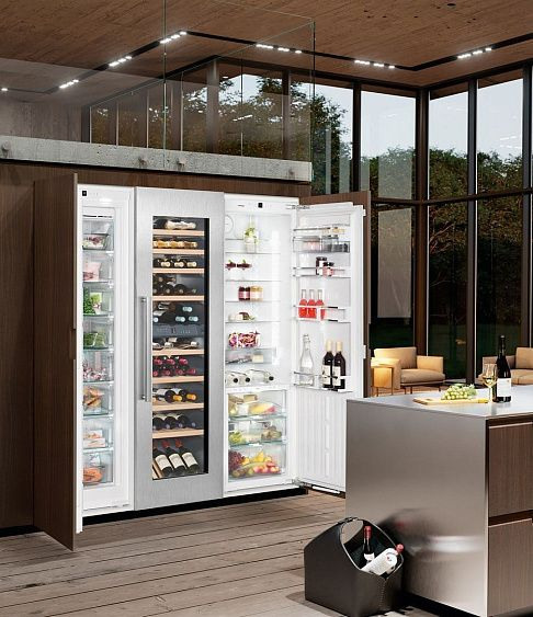 Холодильник LIEBHERR SBSWdf 99I5 (EWTdf 3553 + SIGN 3556 + IKB 3560) купить с доставкой по Москве и Московской области в интернет-магазине АваТехно