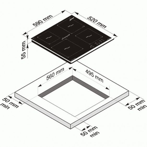 Электрическая поверхность KAISER KCT 6515 F купить с доставкой по Москве и Московской области в интернет-магазине АваТехно