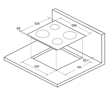 Варочная поверхность MONSHER MHI 61 купить с доставкой по Москве и Московской области в интернет-магазине АваТехно