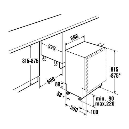 Посудомоечная машина KUPPERSBUSCH IGVE 6610.2 купить с доставкой по Москве и Московской области в интернет-магазине АваТехно
