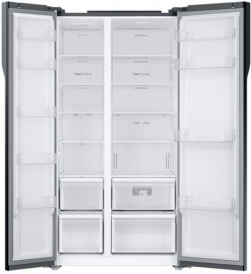 Холодильник Samsung RS55K50A02A серебристый купить с доставкой по Москве и Московской области в интернет-магазине АваТехно
