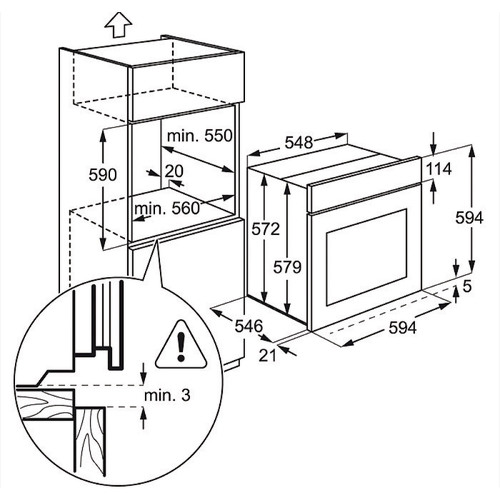Духовой шкаф ELECTROLUX eob 5450 aox купить с доставкой по Москве и Московской области в интернет-магазине АваТехно