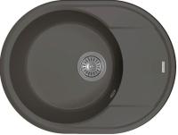 Кухонная мойка Flortek Дафна 620 антрацит (23.030.B0620.302)