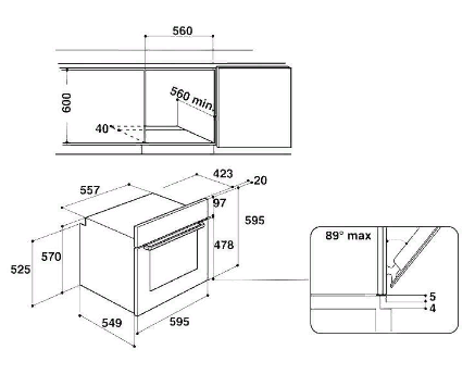 Духовой шкаф HOTPOINT-ARISTON GA2 124 WH HA купить с доставкой по Москве и Московской области в интернет-магазине АваТехно