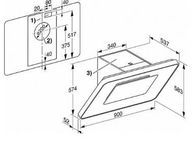 Вытяжка MIELE DA6996W BRWS бриллиантовый белый купить с доставкой по Москве и Московской области в интернет-магазине АваТехно