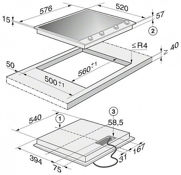 Варочная панель Miele CS 1234-1 I купить с доставкой по Москве и Московской области в интернет-магазине АваТехно