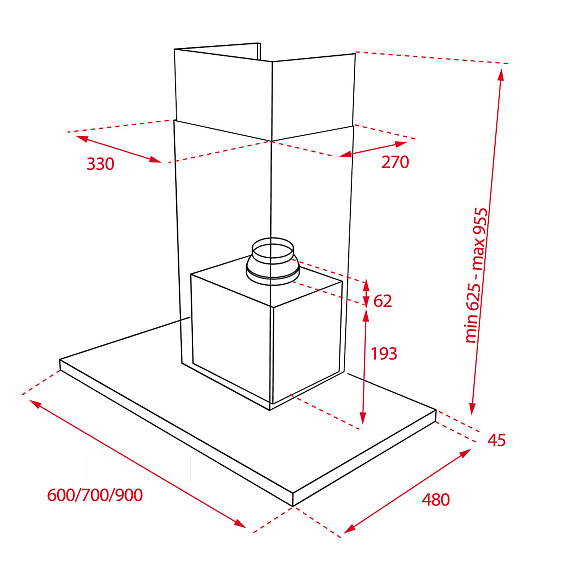 ВЫТЯЖКА TEKA DSJ 650 SS купить с доставкой по Москве и Московской области в интернет-магазине АваТехно