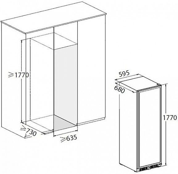 Винный шкаф DUNAVOX  exclusive dx-166.428pk купить с доставкой по Москве и Московской области в интернет-магазине АваТехно