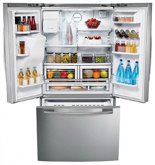 Холодильник Samsung RFG23UERS нержавеющая сталь купить с доставкой по Москве и Московской области в интернет-магазине АваТехно