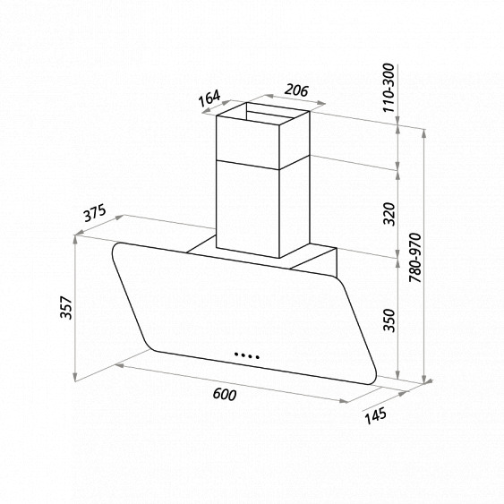 Вытяжка MAUNFELD DREAM 60 слоновая кость/стекло купить с доставкой по Москве и Московской области в интернет-магазине АваТехно