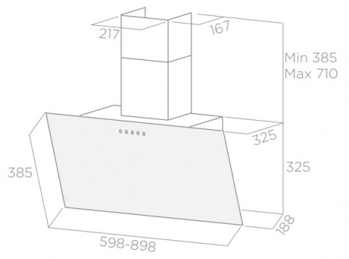 Вытяжка ELICA SHIRE BK/A/60 купить с доставкой по Москве и Московской области в интернет-магазине АваТехно