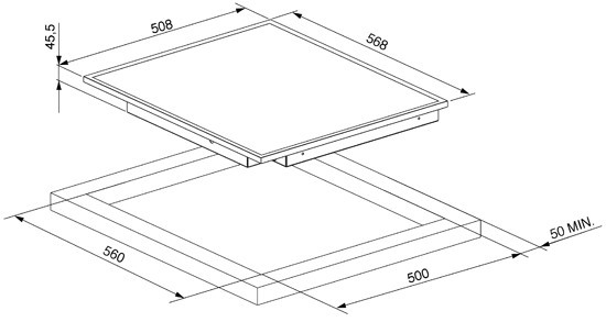 Поверхность SMEG se2664cx2 купить с доставкой по Москве и Московской области в интернет-магазине АваТехно