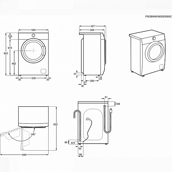 Стиральная машина ELECTROLUX EW6S3R06S купить с доставкой по Москве и Московской области в интернет-магазине АваТехно