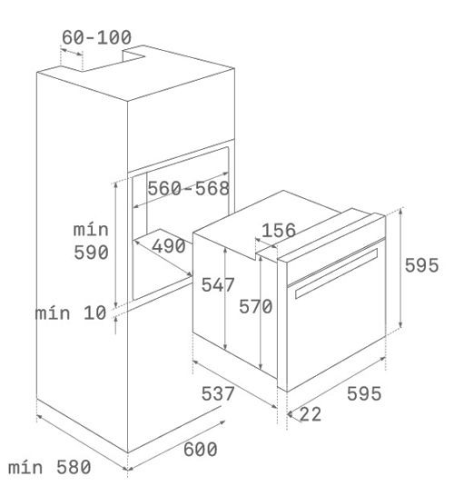 Духовой шкаф TEKA HSB 610 WH WHITE (41560113) купить с доставкой по Москве и Московской области в интернет-магазине АваТехно