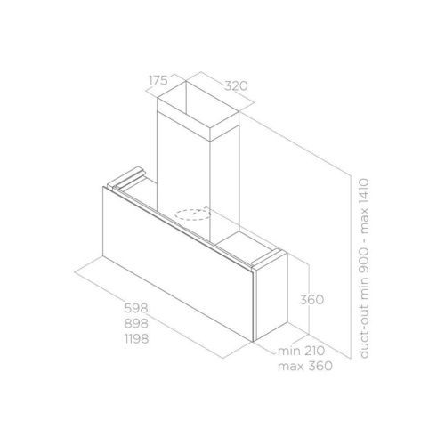 Вытяжка ELICA RULES NAKED/F/90 купить с доставкой по Москве и Московской области в интернет-магазине АваТехно