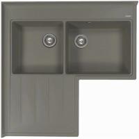 Кухонная мойка FLORENTINA Адрия серый шелк (20.380.L0960.307)