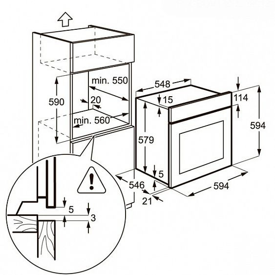 Духовой шкаф ELECTROLUX eoa 95551 ak купить с доставкой по Москве и Московской области в интернет-магазине АваТехно