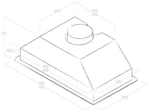 Вытяжка ELICA ERA S IX/A/72 купить с доставкой по Москве и Московской области в интернет-магазине АваТехно