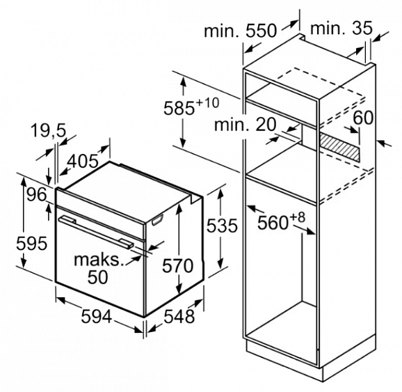 Духовой шкаф BOSCH hba24t151 купить с доставкой по Москве и Московской области в интернет-магазине АваТехно