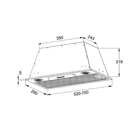 Вытяжка KORTING KHI 9755 N купить с доставкой по Москве и Московской области в интернет-магазине АваТехно