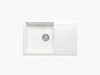 Кухонная мойка POLYGRAN Gals-760 белый хлопок