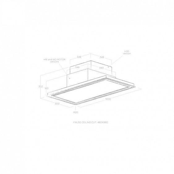 Вытяжка ELICA SKYDOME H30 A/100 купить с доставкой по Москве и Московской области в интернет-магазине АваТехно