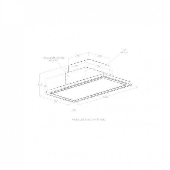 Вытяжка ELICA SKYDOME H16 A/100 купить с доставкой по Москве и Московской области в интернет-магазине АваТехно