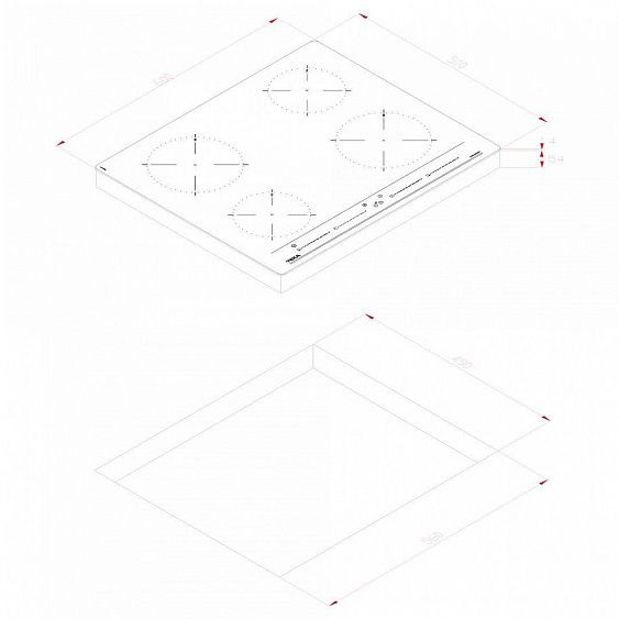 Варочная поверхность TEKA IBC 64010 MSS BLACK (112520012) купить с доставкой по Москве и Московской области в интернет-магазине АваТехно