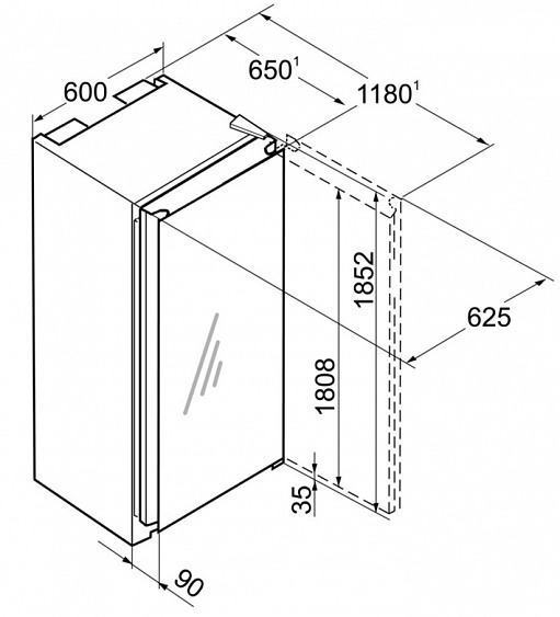 Холодильник LIEBHERR kbgw 3864 купить с доставкой по Москве и Московской области в интернет-магазине АваТехно