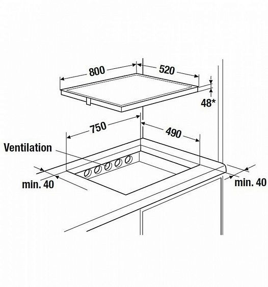 Электрическая поверхность KUPPERSBUSCH EKI 8940.1 PWF купить с доставкой по Москве и Московской области в интернет-магазине АваТехно