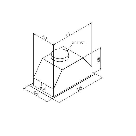 Вытяжка KORTING KHI 6690 N купить с доставкой по Москве и Московской области в интернет-магазине АваТехно