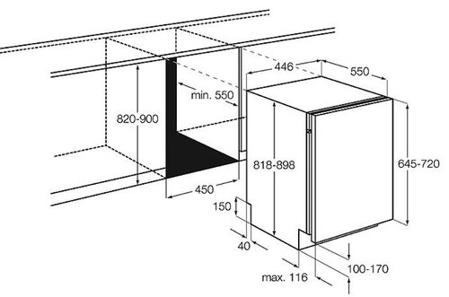 Посудомоечная машина встраиваемая узкая ELECTROLUX esl 4561 ro купить с доставкой по Москве и Московской области в интернет-магазине АваТехно