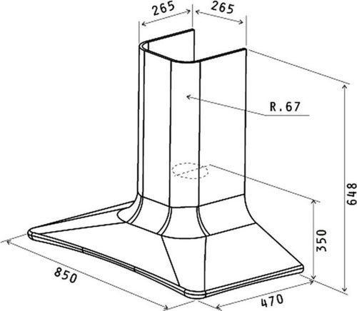 Вытяжка Elica SWEET UMBER/A/85+CAM купить с доставкой по Москве и Московской области в интернет-магазине АваТехно