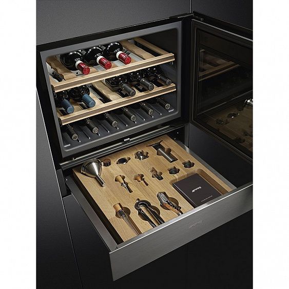 Винный шкаф SMEG CVI318RWX2 купить с доставкой по Москве и Московской области в интернет-магазине АваТехно
